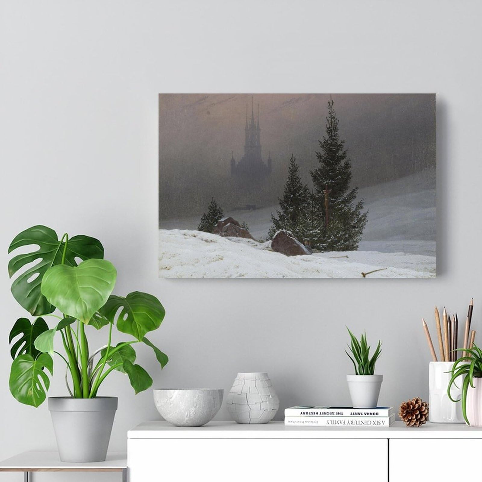 カスパー・ダーヴィト・フリードリヒ ポスター 白亜の絶壁 A3427